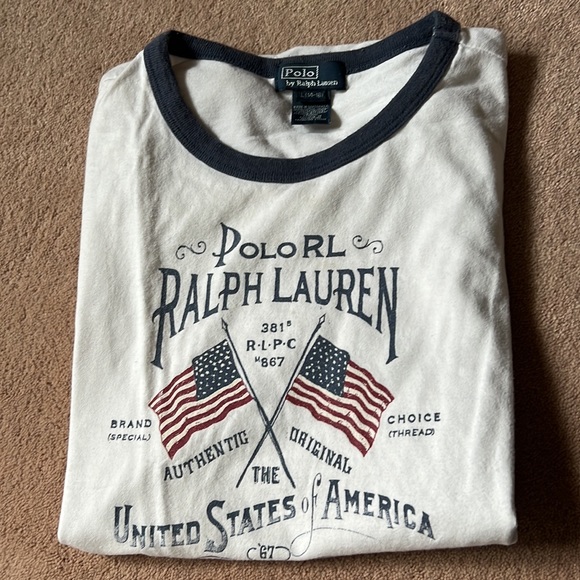 Big boys Polo Ralph Lauren USA t shirt - Picture 1 of 6